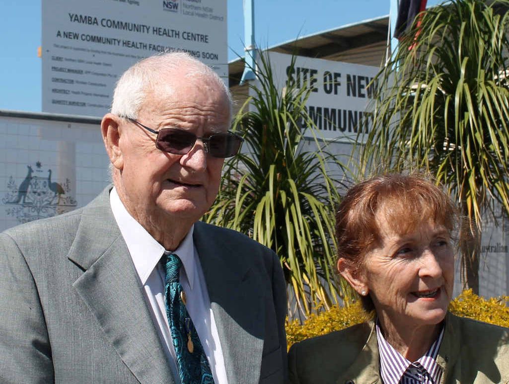 Yamba health campaigner Jim Agnew OAM and Federal Member for Page Janelle Saffin celebrate a milestone for delivering community health services to the Lower Clarence. Yamba health campaigner Jim Agnew OAM and Federal Member for Page Janelle Saffin celebrate a milestone for delivering community health services to the Lower Clarence.